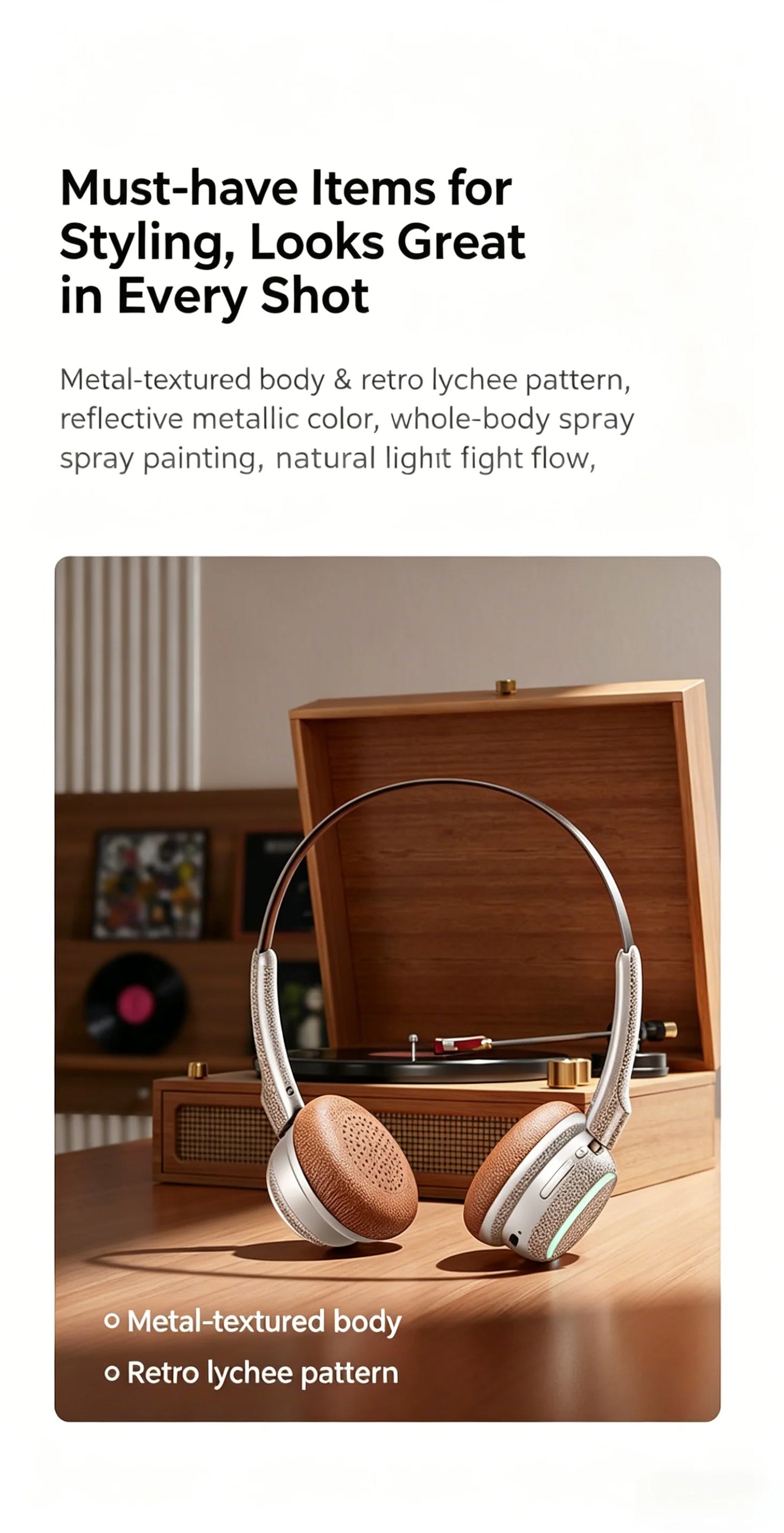High-Quality Wireless Bluetooth-compatible Headphones, Smart Noise Cancelling, Universal Music Earbuds, V6.0 Headset Earphones