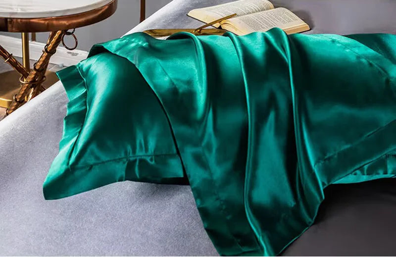 Mulberry Silky-blending Fabric Bedding Set High-end Silky Queen Size Duvet Cover Set with Fitted Sheet Luxury Bedding Sets King