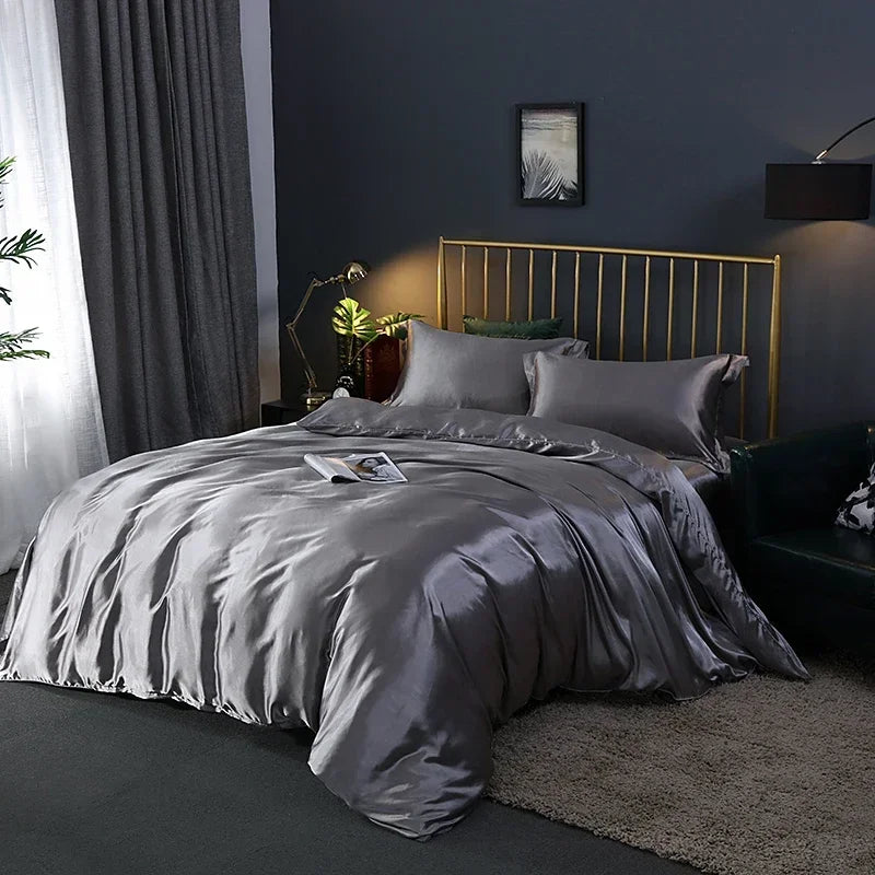 Luxury Solid Color Bedding Set