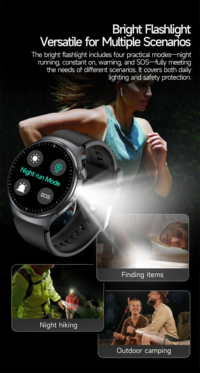 2026New Health Sport ECG AI Diagnosis Smart Watches Men Heart Rate Blood Pressure IP68 Waterproof Smartwatches For Men women