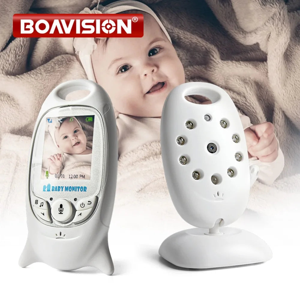 VB601 Video Babyphone Kabellos 2,0'' LCD Babysitter 2-Wege-Gespräch Nachtsicht Temperaturüberwachung Sicherheitskamera 8 Schlaflieder