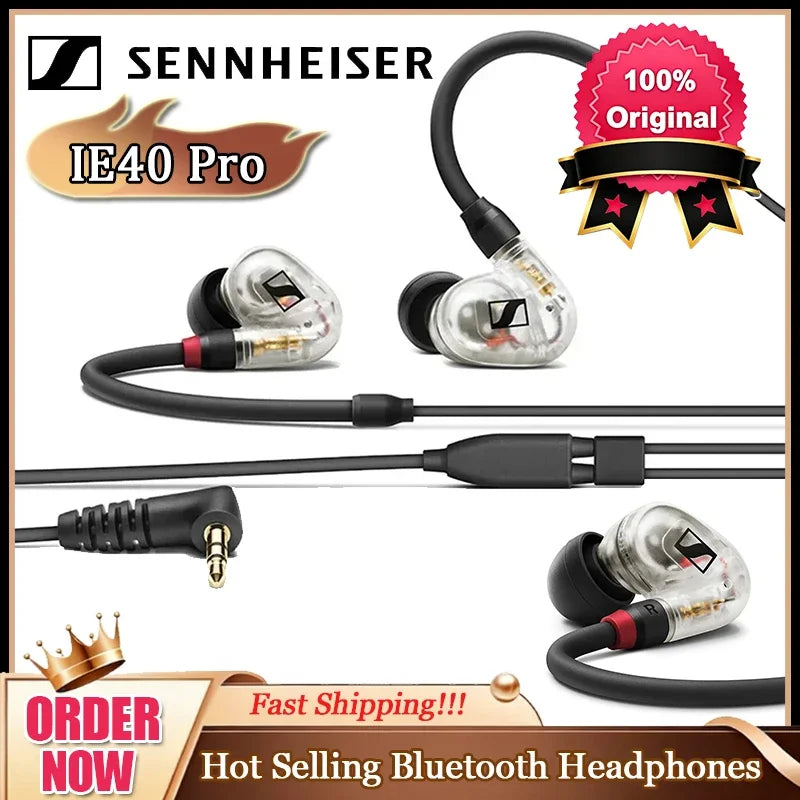 Sennheiser Wireless Bluetooth Headphones HD206 IE900 Sport Headphones HD400S Resolution HIFI Noise Reduce Original Microphone