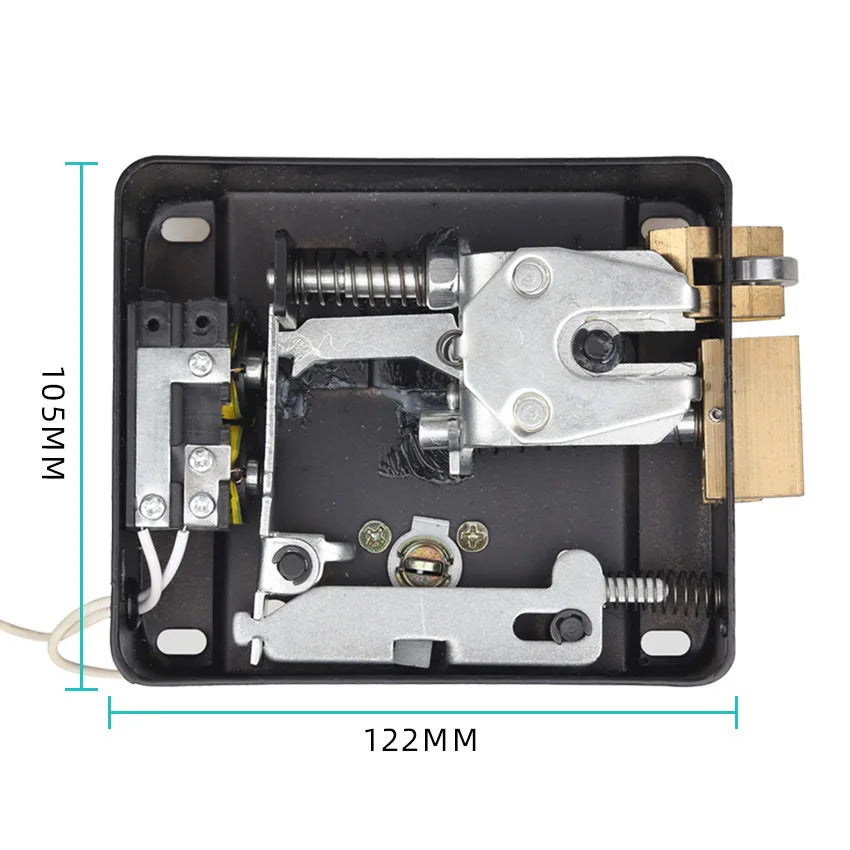 Electric Door Lock Anti-theft Double-headed Integrated Electronic Lock For 12V DC Access Control System Video Door Phone System