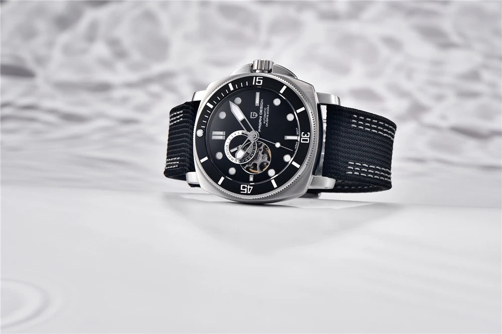 PAGANI DESIGN 2025 New Luxury Men's Watches Mechanical Automatic Watch For Men 200M Diving Wrist watch Stainless Steel+with box