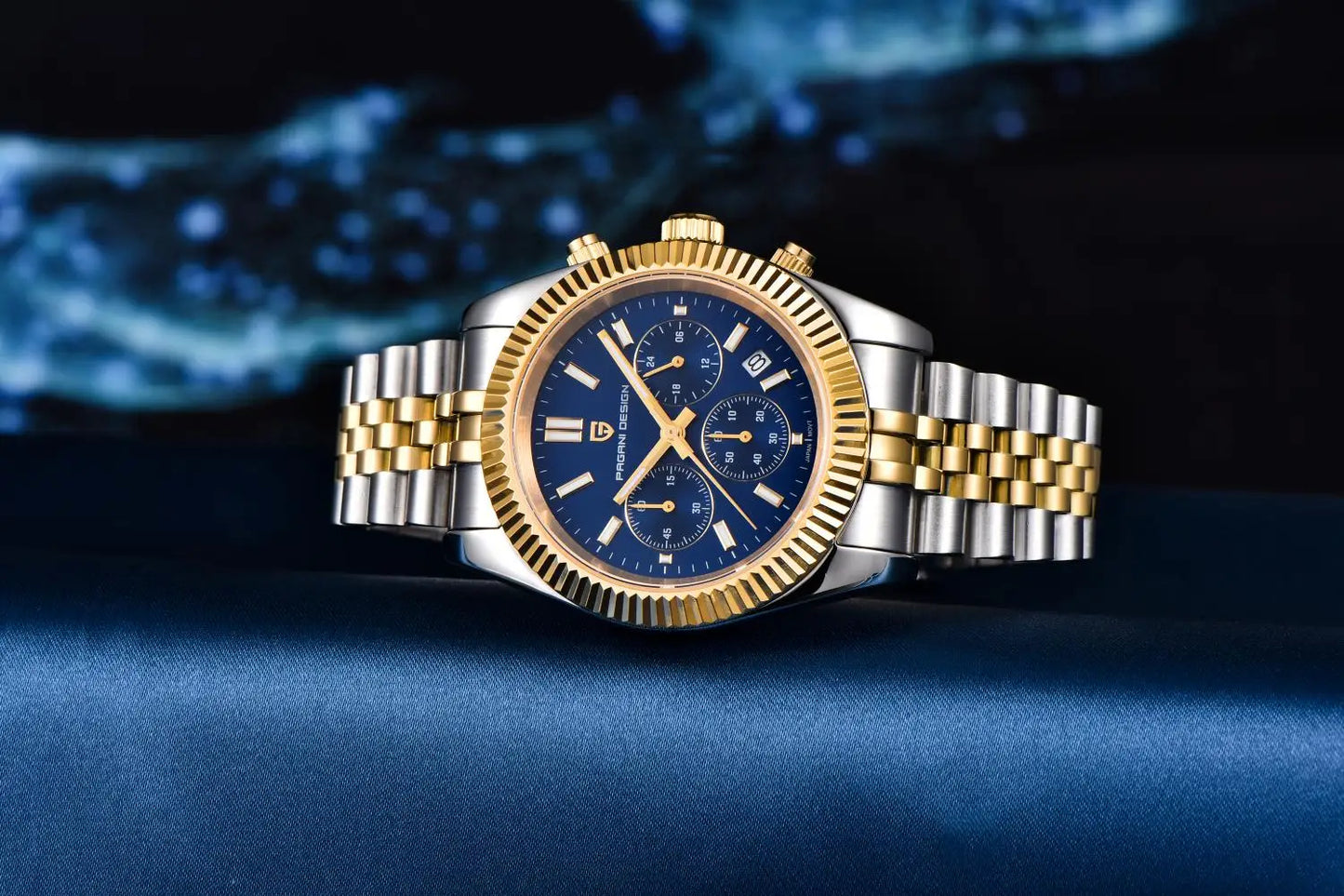 PAGANI DESIGN 2025 New PD1814 quartz watch VD53 thick 12mm stainless steel C3 sapphire watches for man pagani design watches