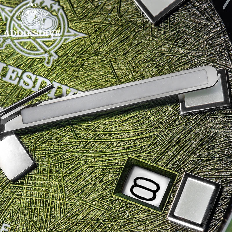 ADDIESDIVE Quartz Watches For Men Stainless Steel Sapphire Glass Male Clock Super Luminous 20Bar Waterproof Diving Watch AD2511