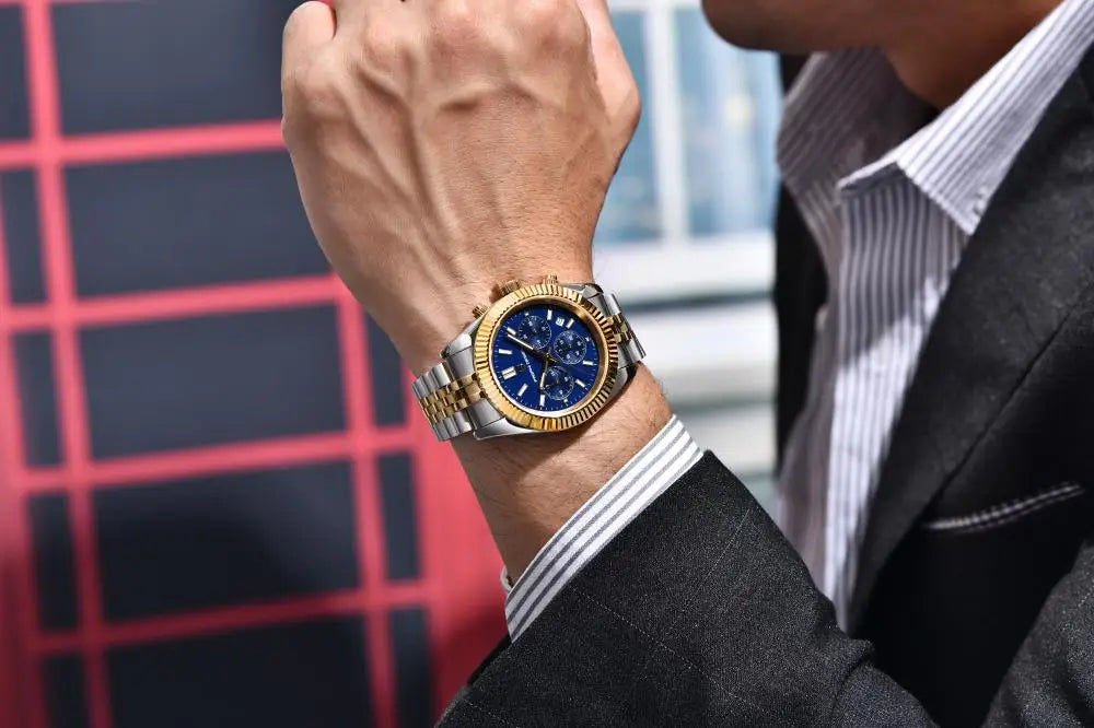 PAGANI DESIGN 2025 New PD1814 quartz watch VD53 thick 12mm stainless steel C3 sapphire watches for man pagani design watches