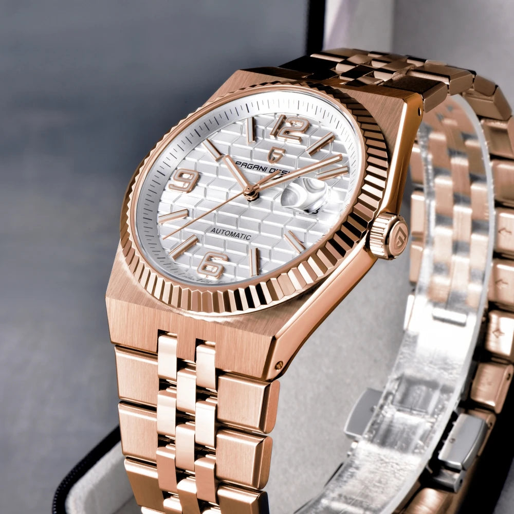 PAGANI DESIGN 2025 Men Mechanical Watches Men Luxury Automatic Watch For Man AR Sapphire Mirror Waterproof Luminous With Box