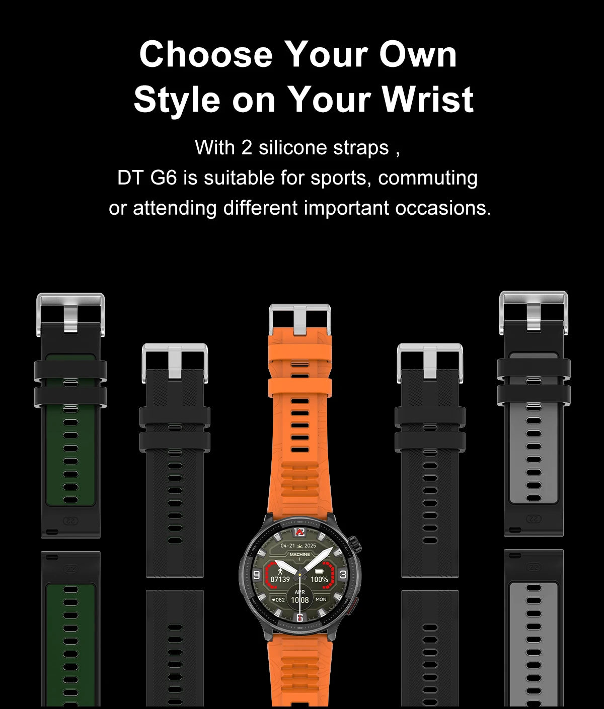 Smart watch Men4GB Memory With GPS Offline Maps Music Video Player Custom dial AMOLED display Sports Swim Waterproof Smart watch