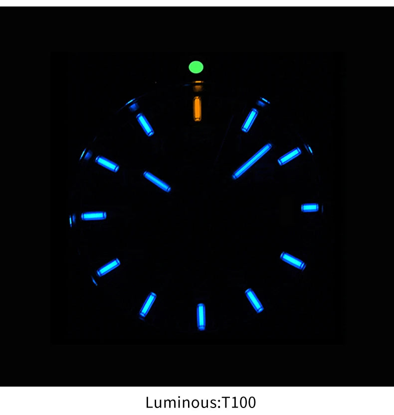 Yelang V1217 300m Diving Solar Watch Japan VS43 Swiss Super Luminous Water Ghost Waterproof Top Sapphire Aluminum Bezel Reloj