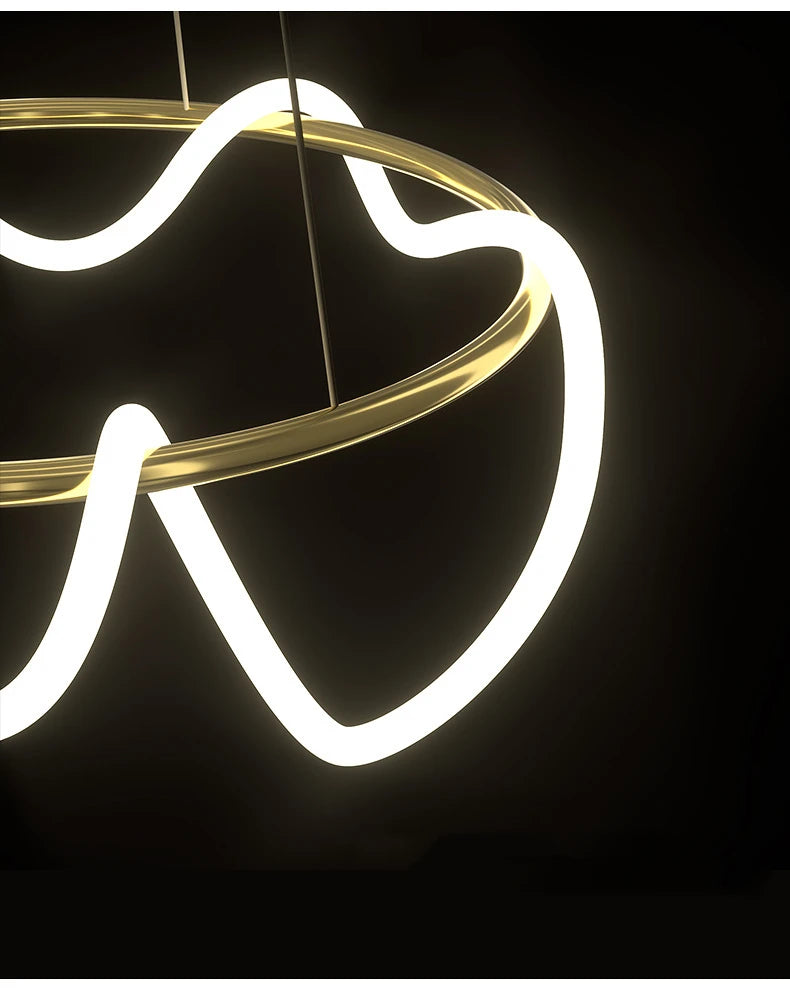Round Flexible Silicone Strip Light 360 Degree Glowing IP65 Outdoor LED Soft Neon Tube Tape Lamp DIY Minimalist Linear Lighting