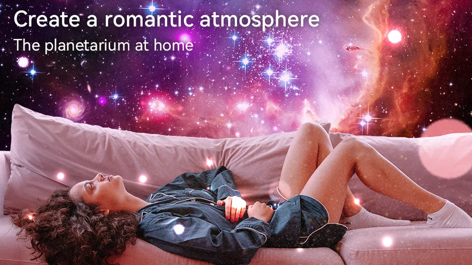 Night Light Galaxy Projector Starry Sky Projector Rotate Planetarium Lamp Night lamp For Room decoration and holiday gifts