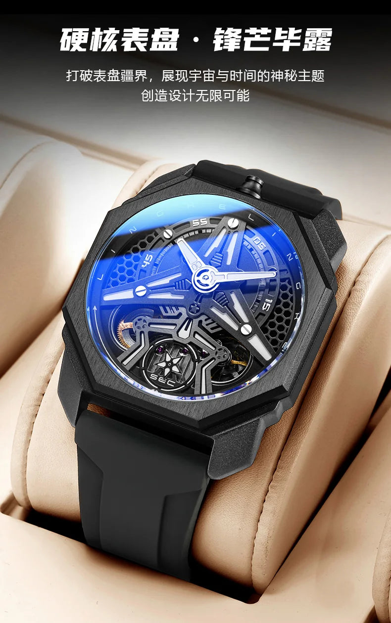 Pagani Designs Watches For Men Multifunctiona Chronograph Wristwatch Waterproof Luminous Mens Automatic Watch Reloj Montre Homme