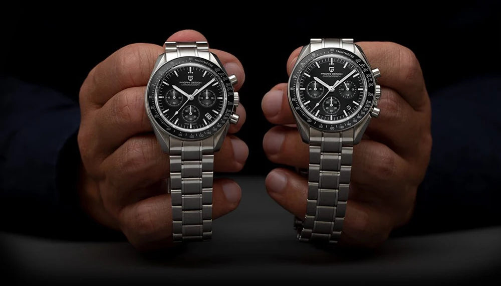 PAGANI DESIGN New Retro Watch Luxury Moon Quartz Watches For Men Stainless steel Luminous waterproof Sport Chronograph Man 2026