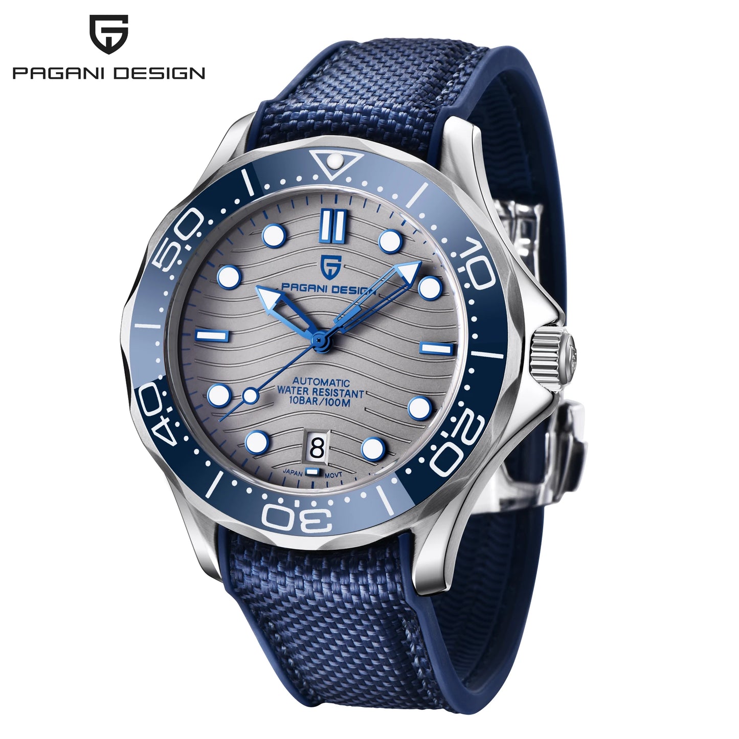 PAGANI DESIGN Men's Watches 2025 New Ceramic Bezel Luxury Automatic Watch For Men Mechanical Wristwatches Sapphire Mirror Clocks