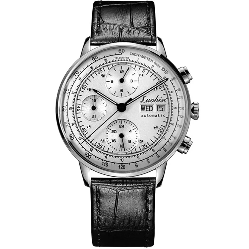 Luxury Men Watch Automatic Mechanical Watches Self Winding Business Stainless Steel Luminous Wristwatch Relojes Para Hombre 2020