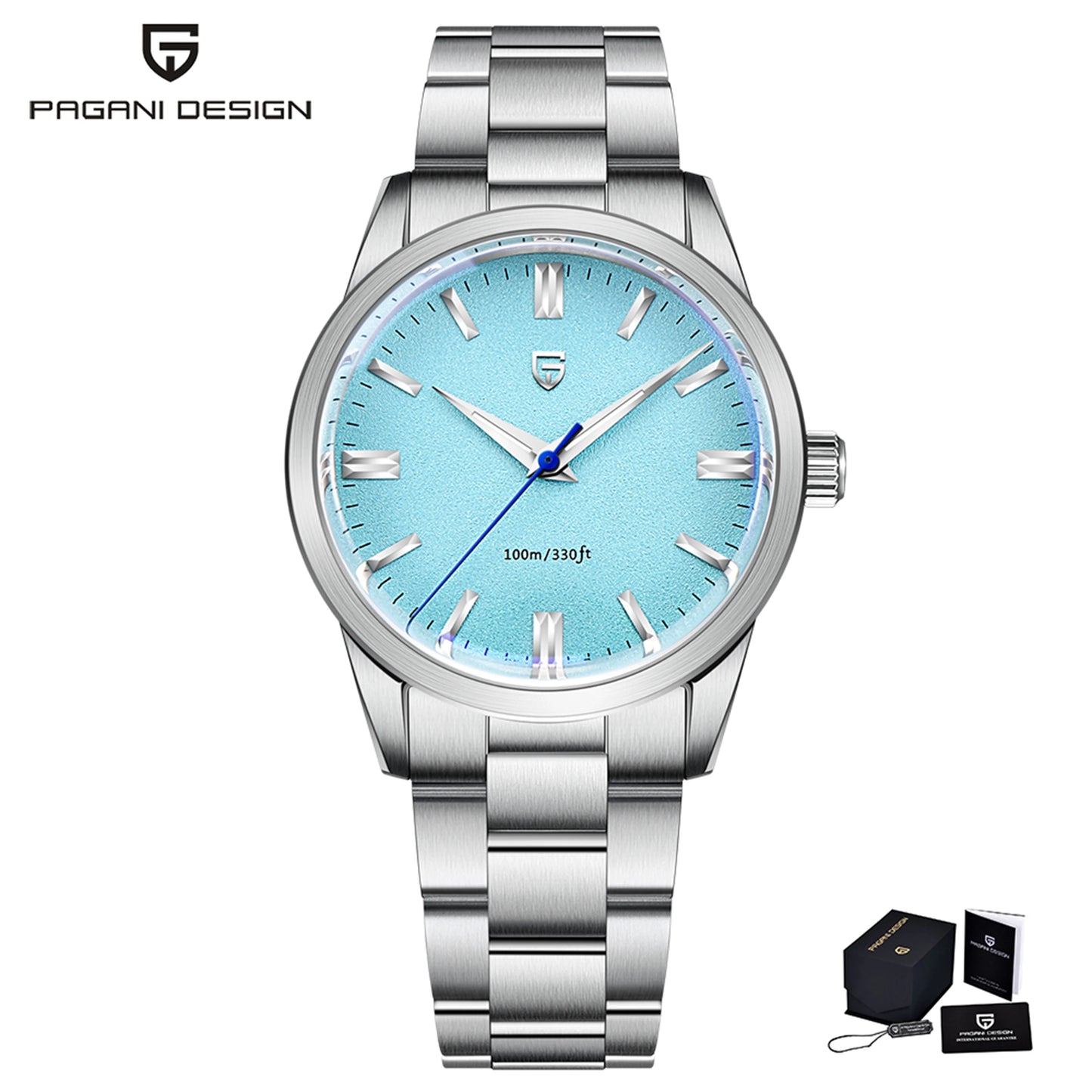 PAGANI DESIGN 2025 New 38mm Men's Quartz Watches VH31 Stainless Steel AR Coating Sapphire Business Sports Watches Watch for Men