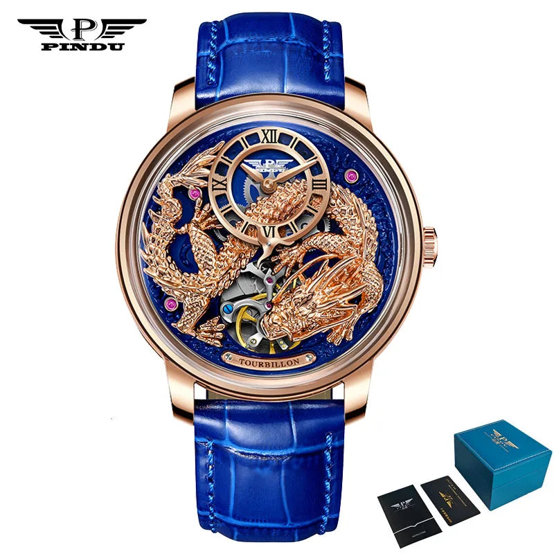 PINDU Develops And Designs New M2797B Automatic Mechanical Watch Men Watches 45.5MM Luxury High-end Quality Wristwatch Men Gift