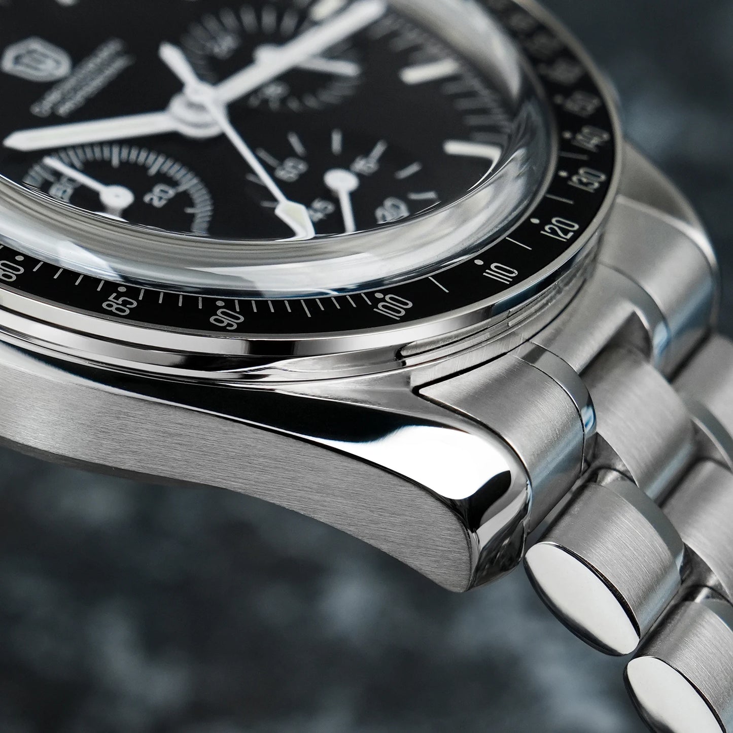 Watchdives WD1863 Quartz Watch VK63 Chronograph Movement Bubble Sapphire Crystal 10Bar Waterproof Luminous 39mm Vintage Watches