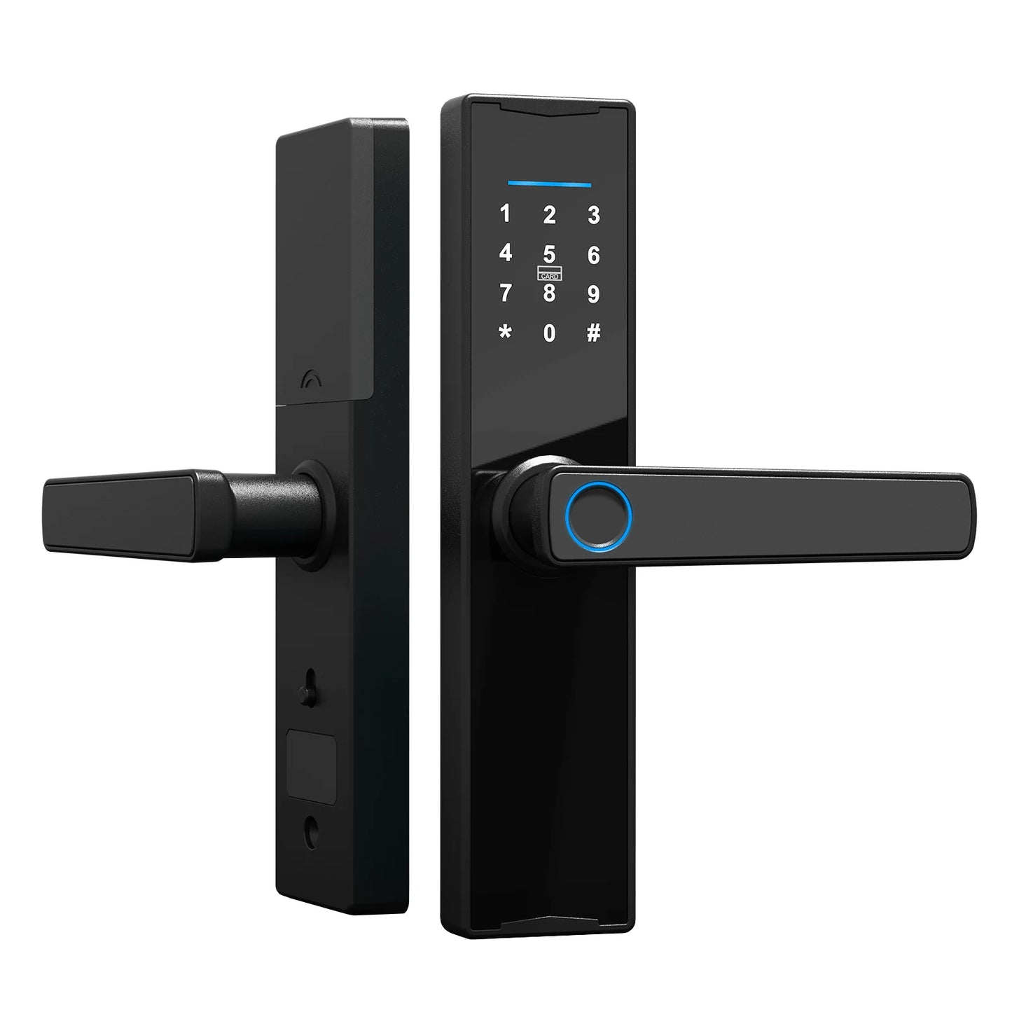 WiFi Smart Lock Keyless Entry Door Lock TY APP/Fingerprint/Password/Card/Mechanical Key 5 Unlocking Methods Touchscreen for home