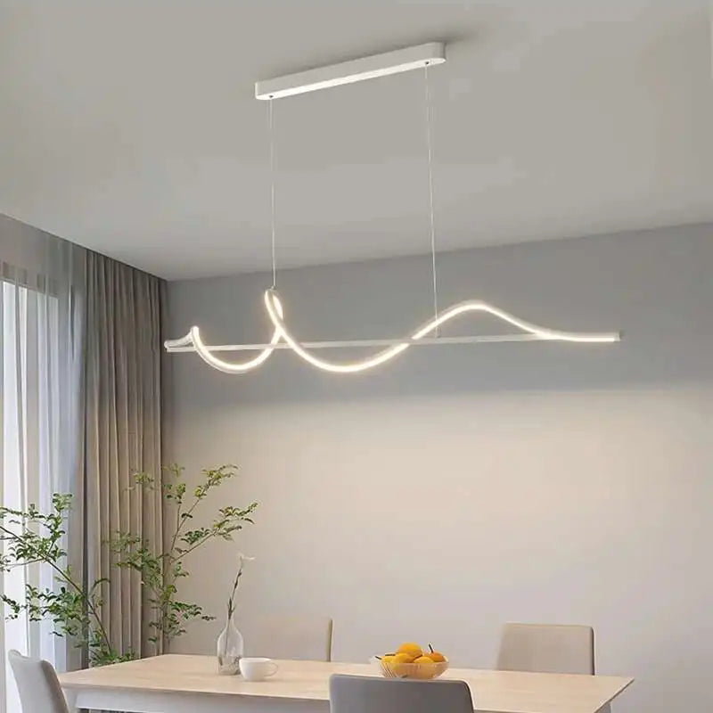 Modern Led Pendant Lights Chandelier For Dining Table Living Room Counter Bar Interior Moon Hanging Lamp Decor Chandelier Lamp