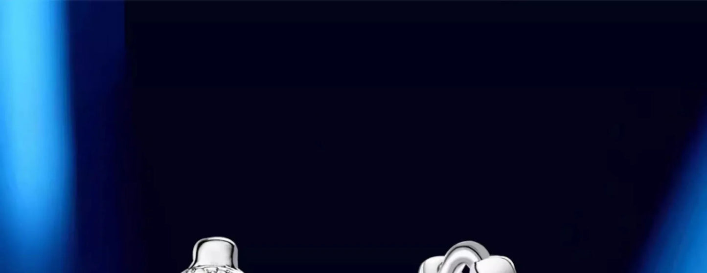 PT950 Clover Moissanite Earrings Full Diamond Ear Climbers  Platinum Jewelry Wholesale Lucky Luxury Gift for Womenearrings for w