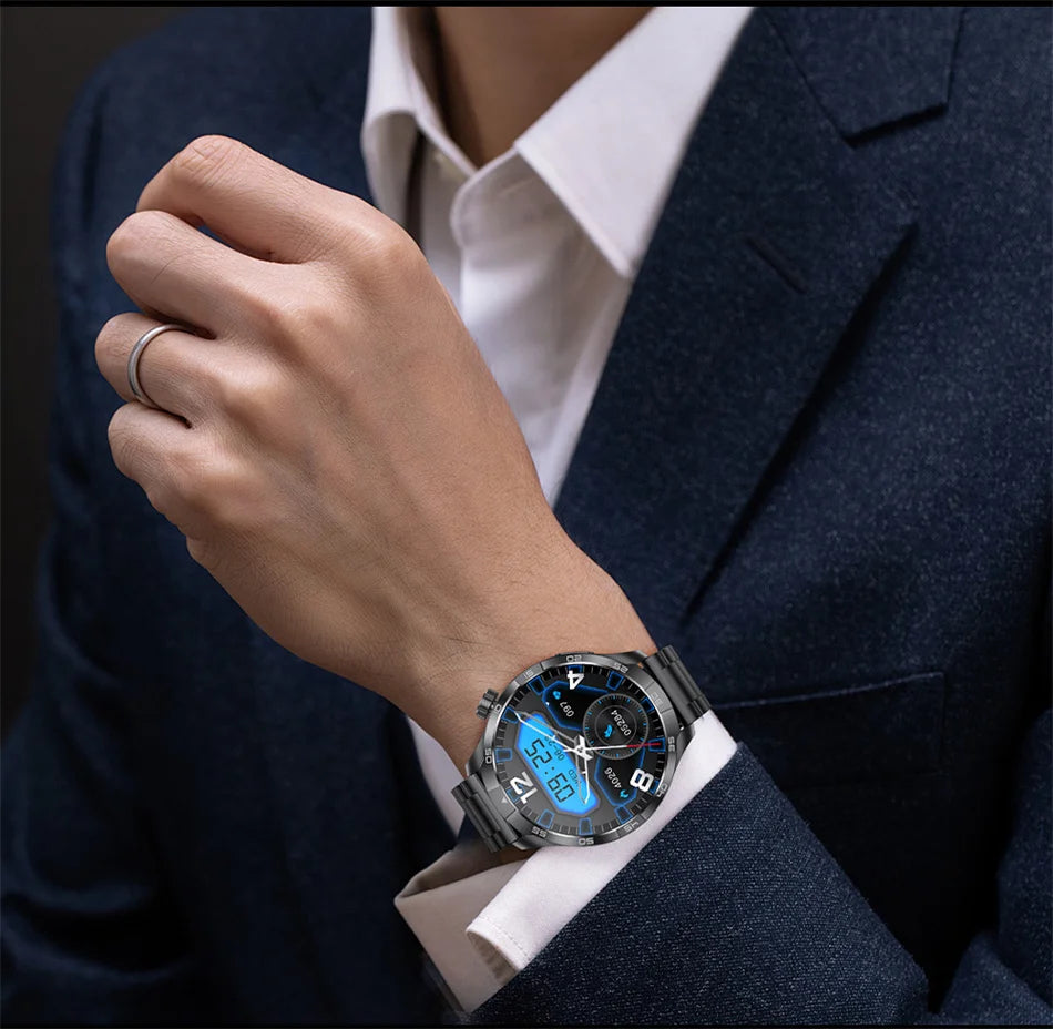 2026 Smart Watch Always display AMOLED NFC Bluetooth Call GPS trajectory Waterproof Health Sport Smartwatch Men for Android iOS