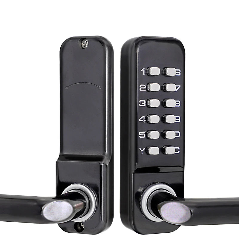 IP68 Waterproof Mechanical Password Number Single Latch Deadbolt Lock No Need Power For Outdoor Indoor Wooden Metal Door