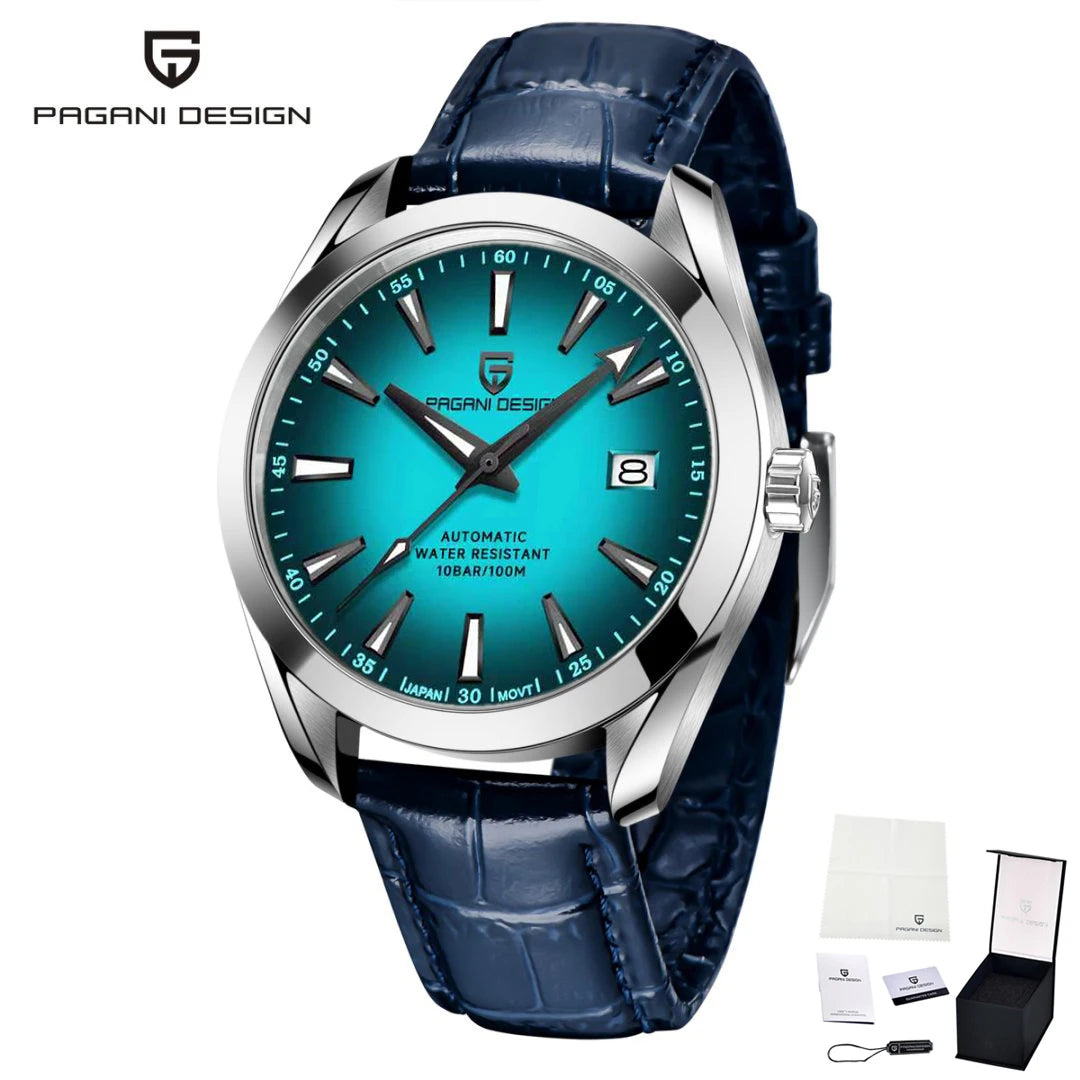 PAGANI DESIGN 2025 40MM Men's Watches Luxury Automatic Watch For Men Mechanical Watch Stainless Steel luminous business Watches