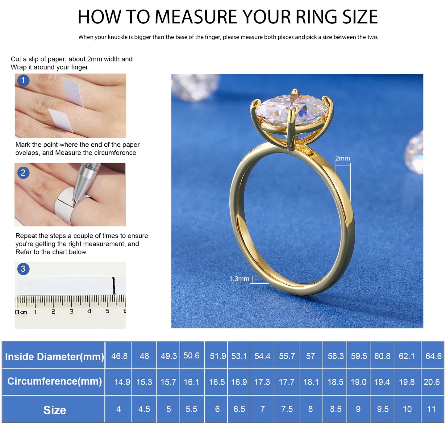 GRA Certified 1.5-3ct Oval Moissanite Diamond Rings Women S925 Sterling Silver Engagement Wedding Anniversary Ring Jewelry Gifts
