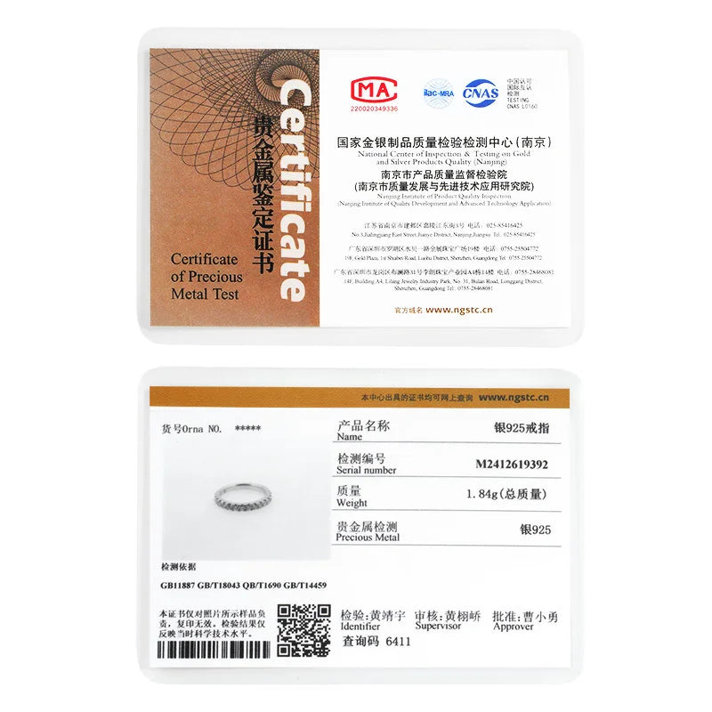 FEOBUR 2/3mm Moissanite Ring for Women S925 Silver Plated 18k White Gold Full Eternity Wedding Band Men Diamond Engagement Rings