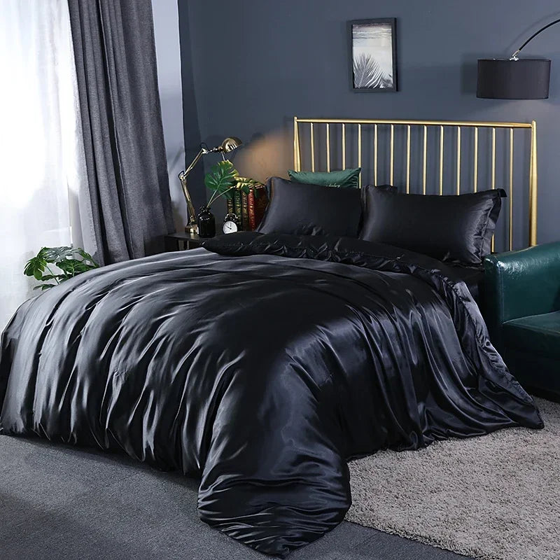 Luxury Solid Color Bedding Set