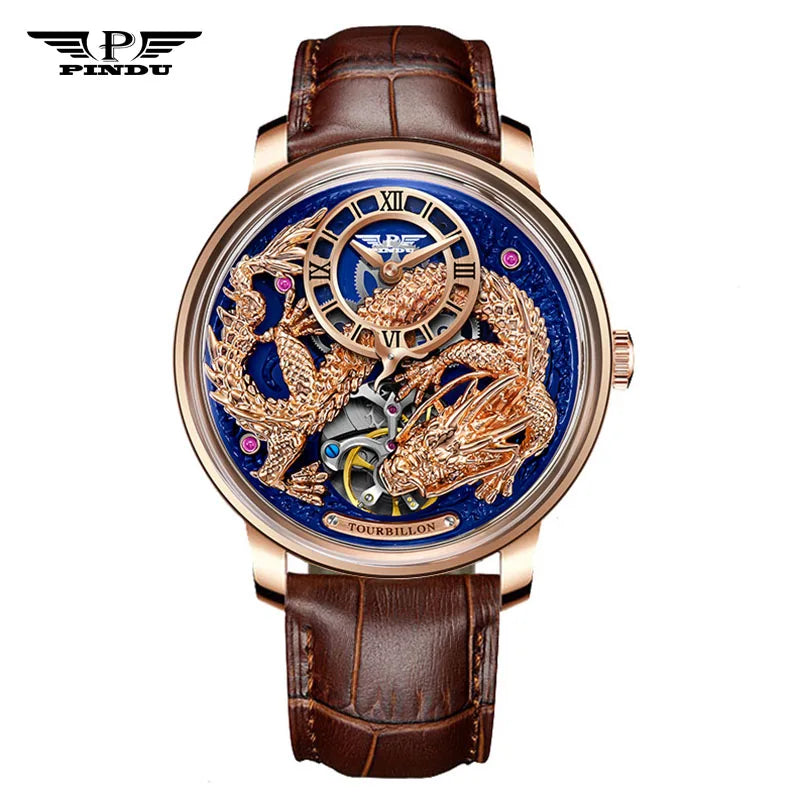 PINDU Develops And Designs New M2797B Automatic Mechanical Watch Men Watches 45.5MM Luxury High-end Quality Wristwatch Men Gift