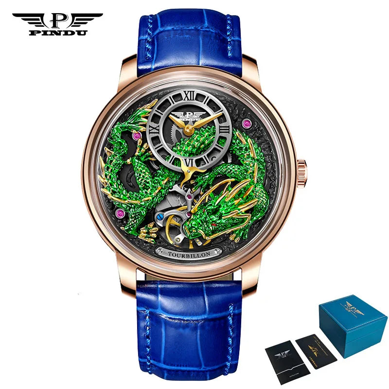 PINDU Develops And Designs New M2797B Automatic Mechanical Watch Men Watches 45.5MM Luxury High-end Quality Wristwatch Men Gift
