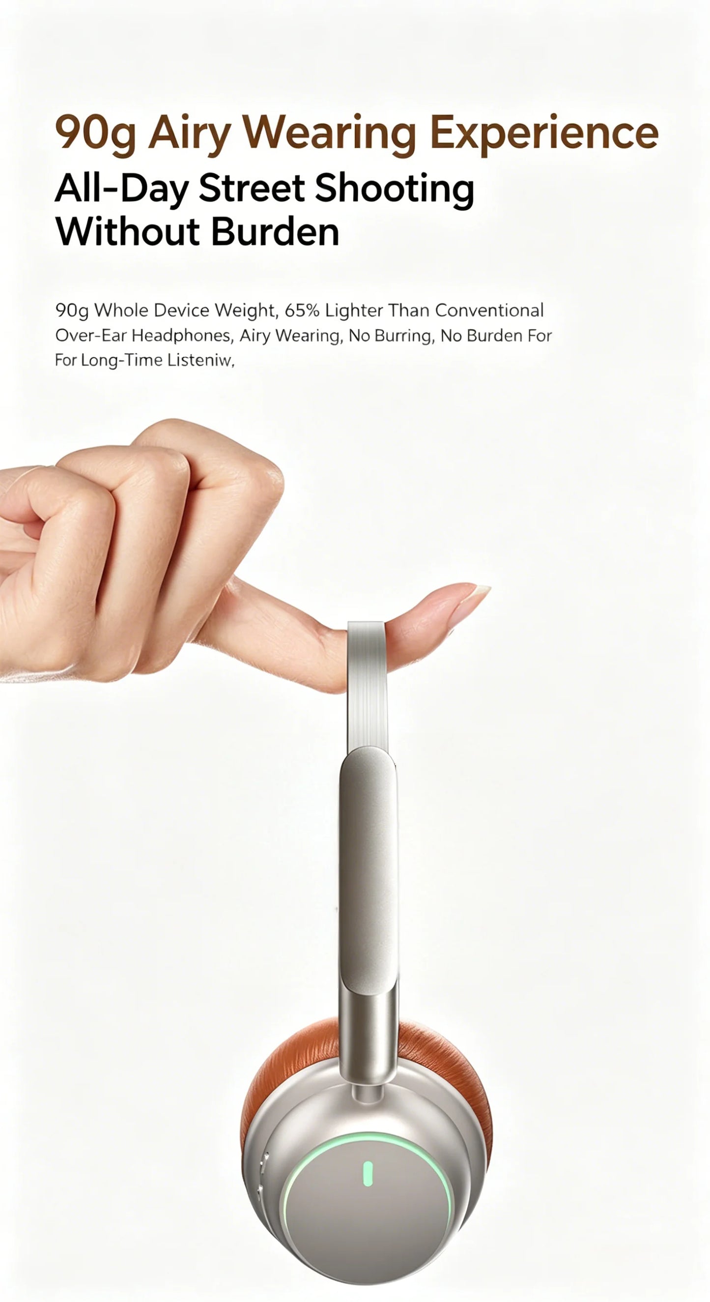 High-Quality Wireless Bluetooth-compatible Headphones, Smart Noise Cancelling, Universal Music Earbuds, V6.0 Headset Earphones