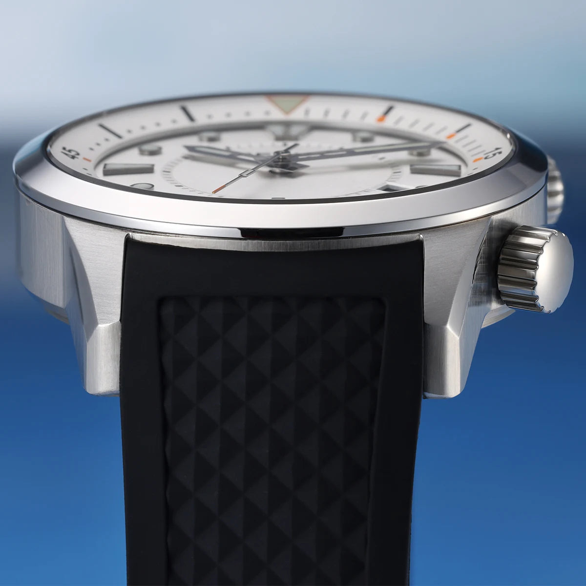 BERNY Automatic Diver Men Watch 200M Waterproof Miyota 8215 Sappire AR Coated Silicone Sports Swim Wristwatch Men's Diver Watch