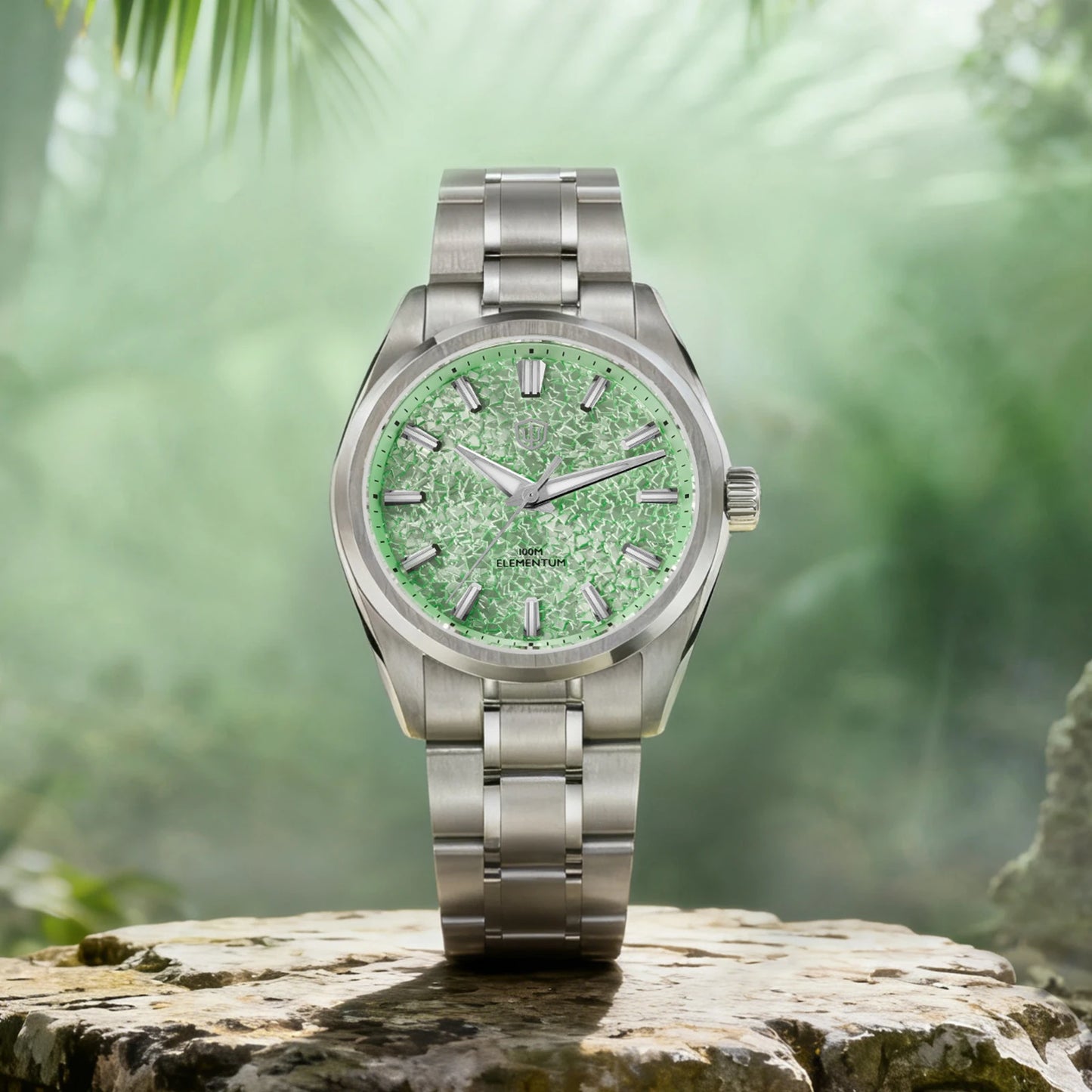 Watchdives WD0003C 38mm Men Watch VH31 Sweep Seconds Quartz Movement Sapphire ice Crack Dial Luminous 10Bar Waterproof Watches