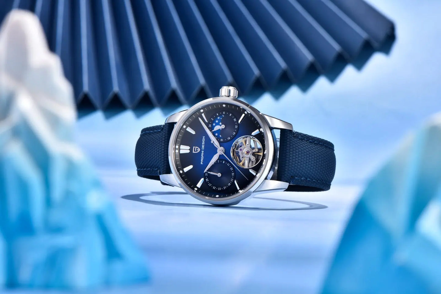 PAGANI DESIGN Top Luxury Men Clock Luminous Hollow Tourbillon Automatic Wristwatch Mechanical Stainless Steel Men's Watch Reloj