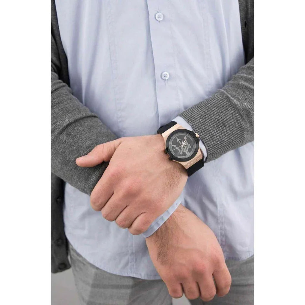 Maserati watch men's fashion multifunctional big trident Europe and the United States watch luxury Shi Ying authentic waterproof