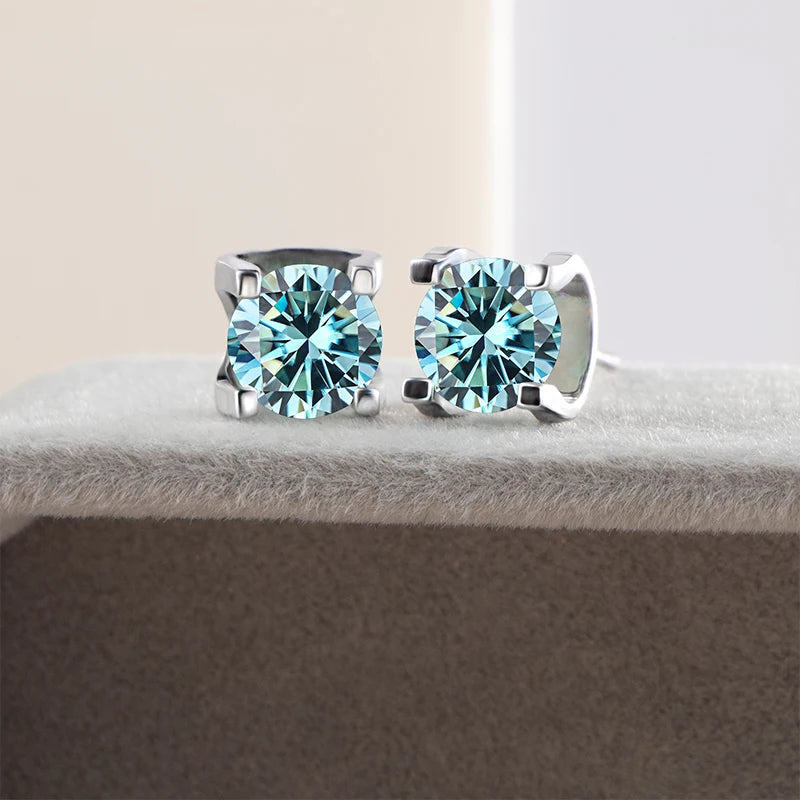 JoyceJelly 3ct D Clolor Real Moissanite Jewelry Sets Women's Sterling Silver 925 Earrings Necklace For Women Bridal Set Gifts