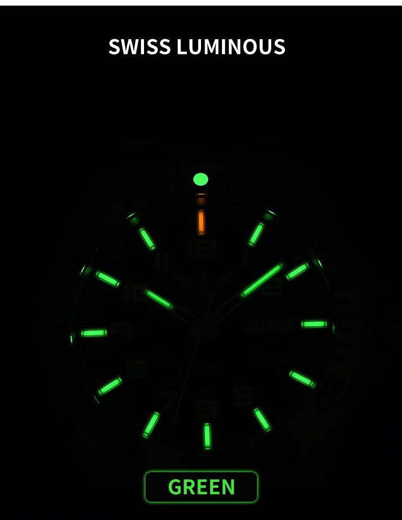 Yelang V1031 Luxury Men Brand Watch 44mm Diver Water Watches Japan 8205 Automatic Mechanical movement Luminous 300M Waterproof