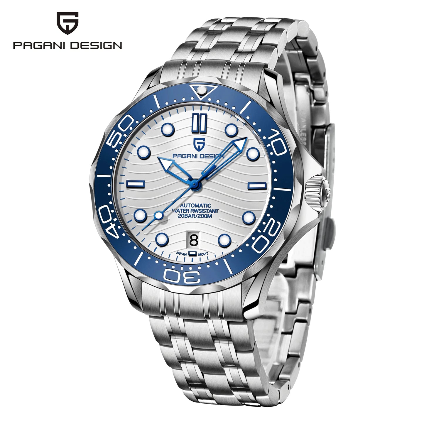 PAGANI DESIGN Men's Watches 2025 New Ceramic Bezel Luxury Automatic Watch For Men Mechanical Wristwatches Sapphire Mirror Clocks