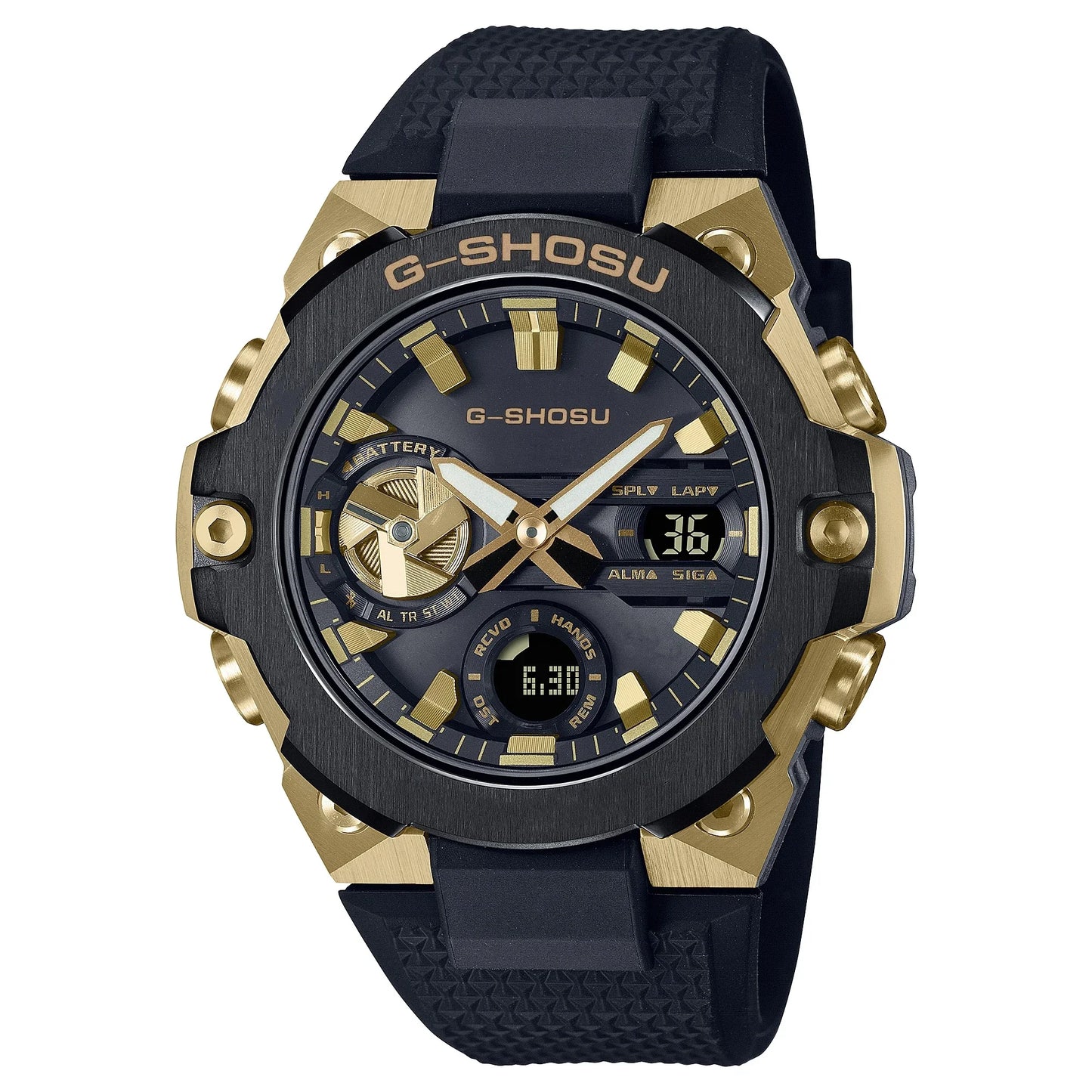 Sports Unisex Electronic Digital Watch Full Function World Time Automatic Hand Lifting etc GST Large Dial B400 Series