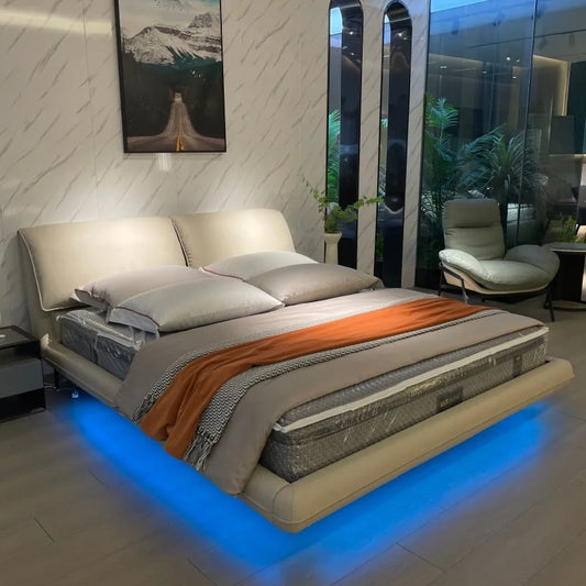 Luxury Bed King Size Wholesale Hotel Bedroom Furniture Set Luxurious Up-holstered Beds Double Fabric Modern Soft Bed
