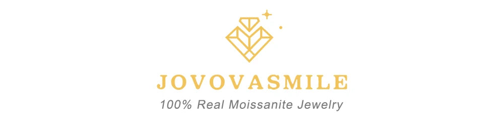 JOVOVASMILE 3 Carat Yellow Moissanite Au 750 Rings 7x9mm Brilliant Cushion Cut Real Original 18k Gold Two-Tone Fine Jewelry