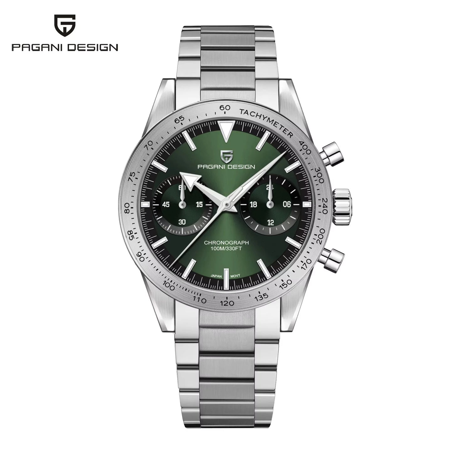 PAGANI DESIGN New Fashion Moon Men's Watches Luxury Quartz Watch For Men Sport VK64 AR Sapphire glass 2026 Retro Chronograph