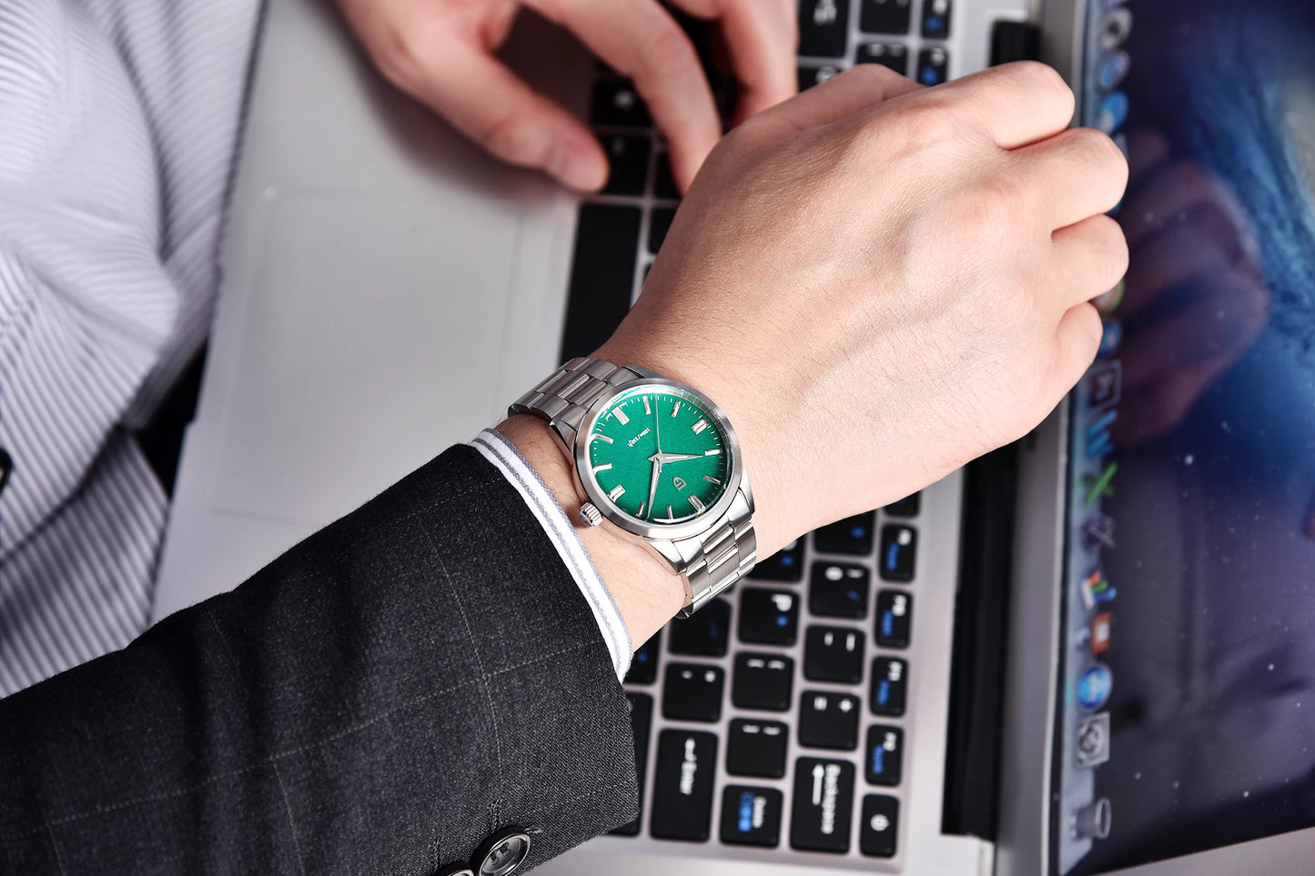 PAGANI DESIGN 2025 New Men's Quartz Watches VH31 38mm Stainless Steel AR Coating Sapphire Business Sports Watches Watch for Men