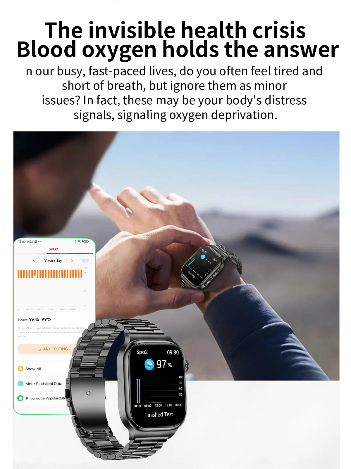 2025 New AI Human Health diagnosis ECG+HRV Smart Watch Blood Pressure Uric acid Blood lipid Bluetooth Call Smartwatch Men Women