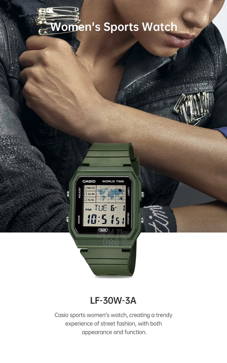 Casio watch men top luxur set military LED relogio digital watch sport Waterproof LF-30W- series