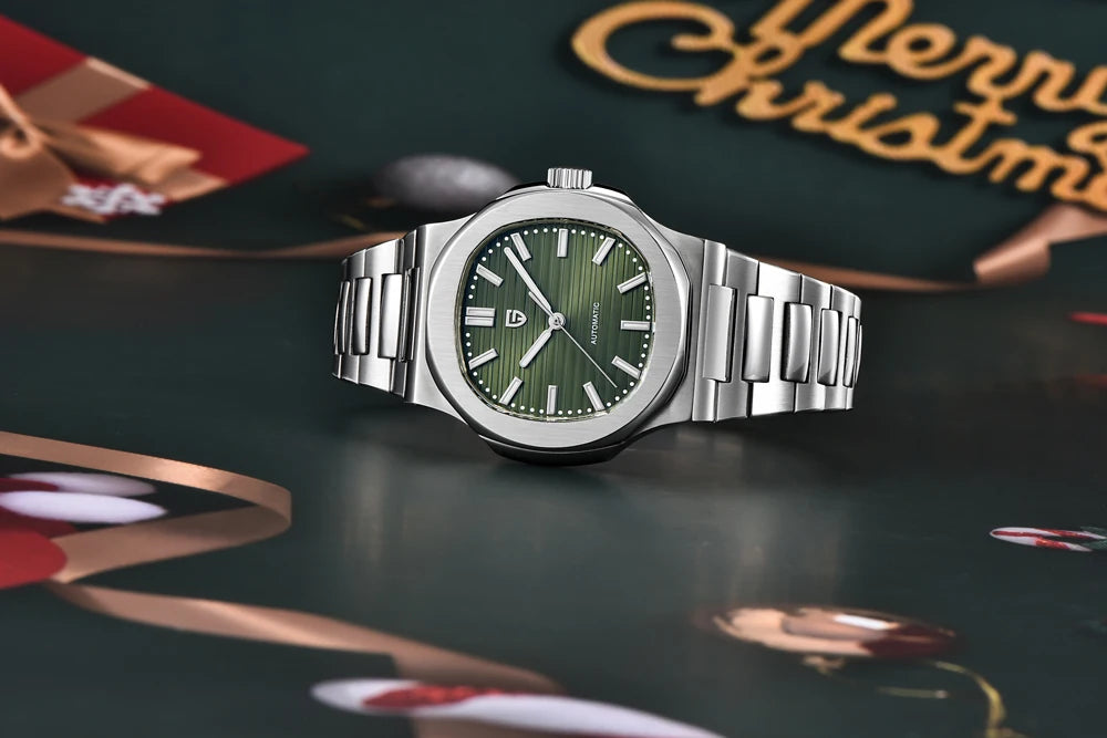 2025latest Pagani design rose gold top luxury automatic men's watch fashion AR Sapphire crystal mechanical watch men's gift10BAR